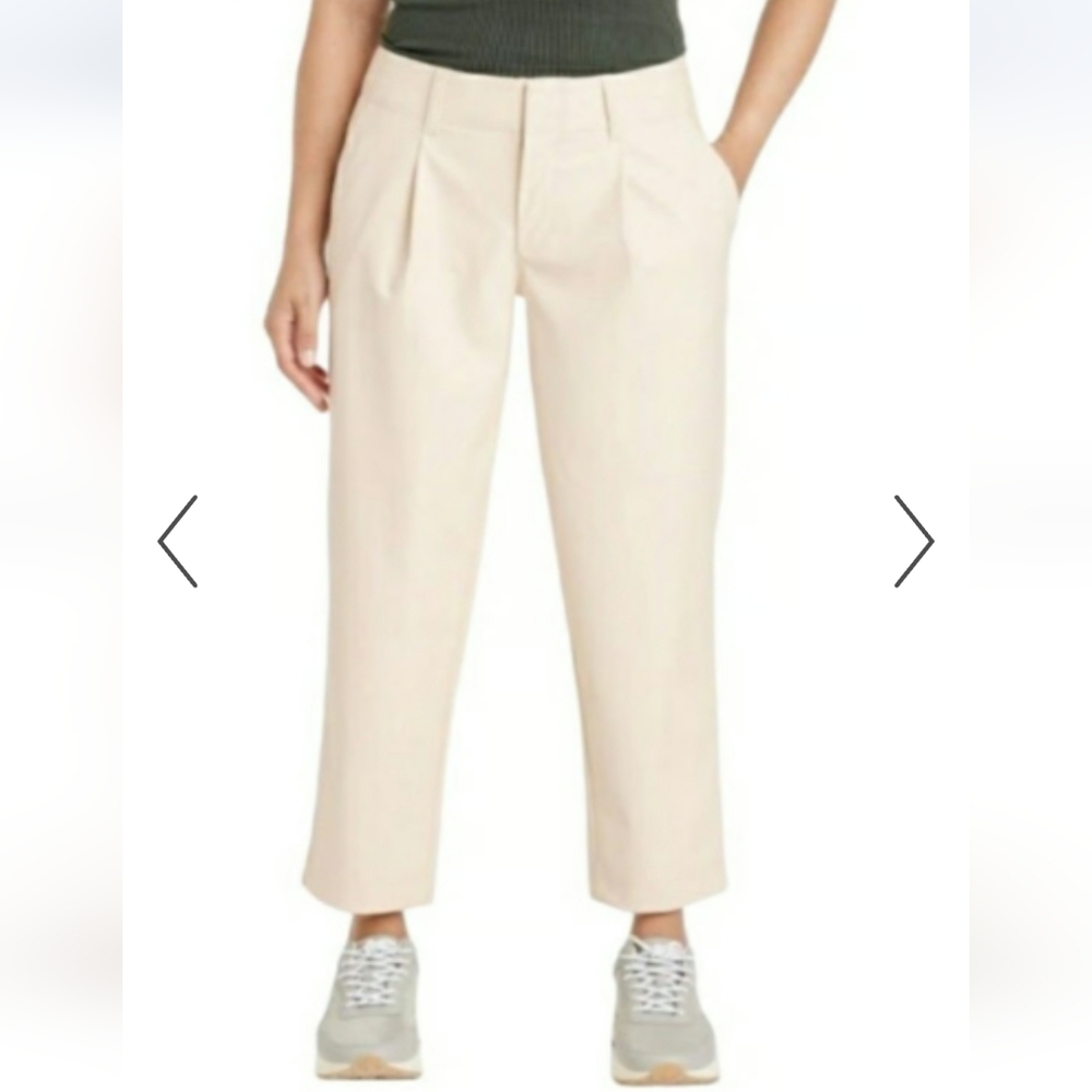 NWOT A New Day faux leather crop pants, size 8